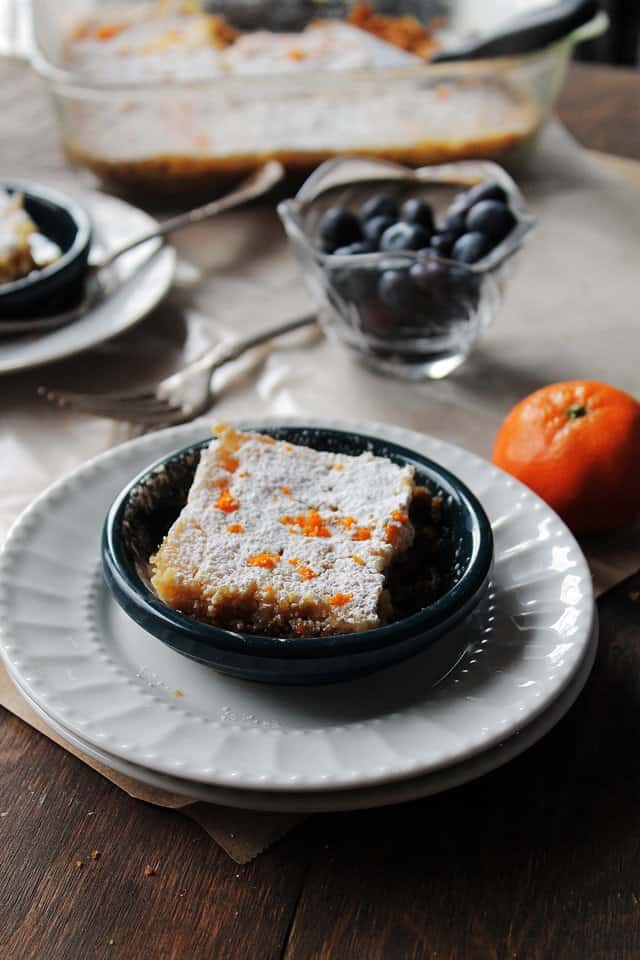 Clementine Bars | www.diethood.com | Delicious, chewy, sweet, aromatic Clementine Bars with graham cracker crust | #recipe #dessert #clementines