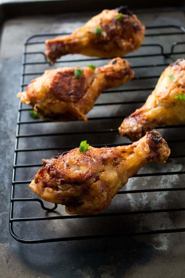 Beer-Battered Yogurt Chicken | www.diethood.com | Crispy and flavorful chicken drumsticks, soaked in a yogurt-mixture and coated with a crisp beer-batter | #recipe #chicken #appetizer #dinner