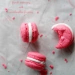 French Macarons with Marshmallow Frosting