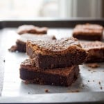 2-Ingredient Nutella Brownies | www.diethood.com | Eggs and Nutella are all you will need to make these delicious brownies | #recipe #dessert #glutenfree #nutella #chocolate #brownies