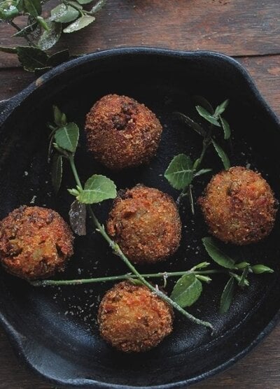 Veggie Meatballs | www.diethood.com | Delicious "meatballs" made with veggies and spices | #recipe #vegetarian