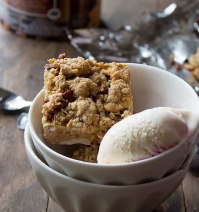 Apple Oat Bars | www.diethood.com | #apples #dessert #healthy #oats