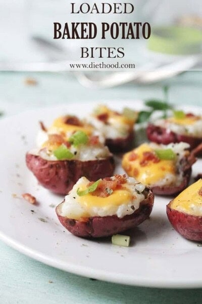 Easy Loaded Baked Potato Bites Diethood 6230