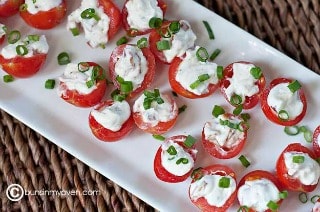 BLT Stuffed Tomatoes from Buns In My Oven