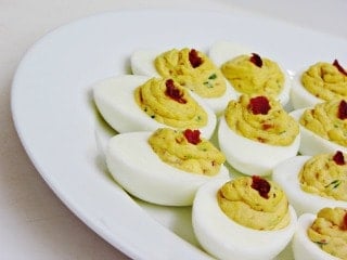 Bacon-Jalapeño-Deviled-Eggs from Home Cooking Memories