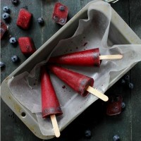 Blueberry Pomegranate Hibiscus Pops | www.diethood.com | #PerfectTemp #recipe