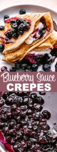 blueberry crepes pin image