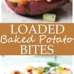 Loaded Baked Potato Bites | www.diethood.com | Must Make Recipe For Any Party or Snack Time! Done in under 30 minutes!