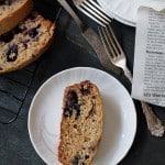 Banana Blueberries Bread | www.diethood.com | Blueberry Banana Bread is the perfect breakfast snack to serve with your morning coffee or tea. | #recipe #bananabread