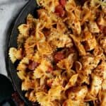 Chicken Bruschetta Pasta Recipe | A Quick & Easy Pasta Dinner Idea
