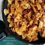 Chicken Bruschetta Pasta | www.diethood.com | #shop #kraftrecipemakers