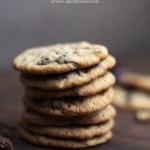 Oatmeal Chocolate-Covered Raisin Cookies