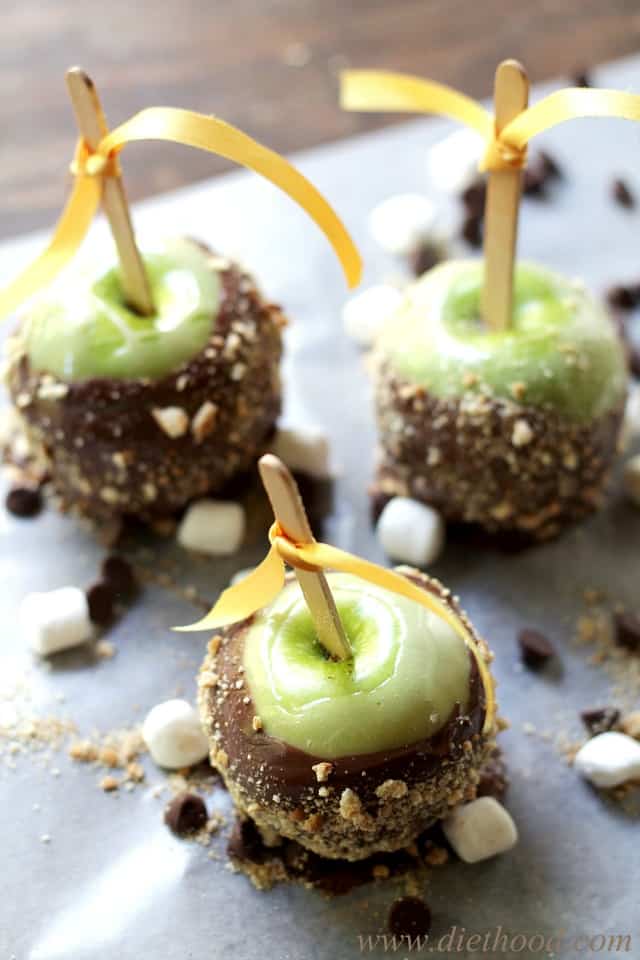 S'mores Apples Diethood | recipe at www.diethood.com