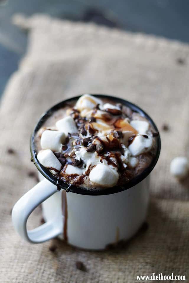 Spicy Hot Chocolate Mocha | www.diethood.com