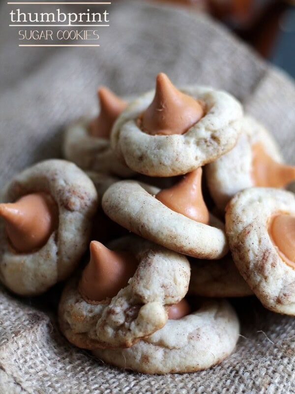 Pumpkin Pie Spice Thumbprint Sugar Cookies | www.diethood.com