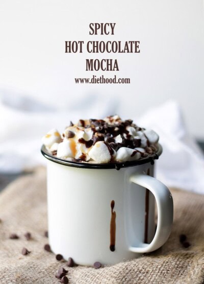Spicy Hot Chocolate | www.diethood.com