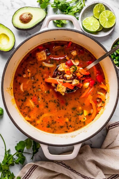 Easy Chicken Tortilla Soup Recipe | Diethood