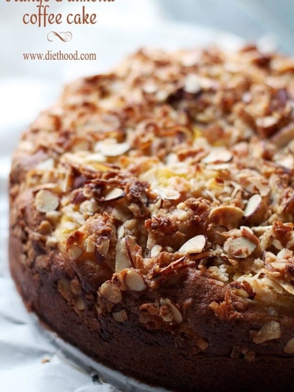 Orange and Almond Coffee Cake | www.diethood.com