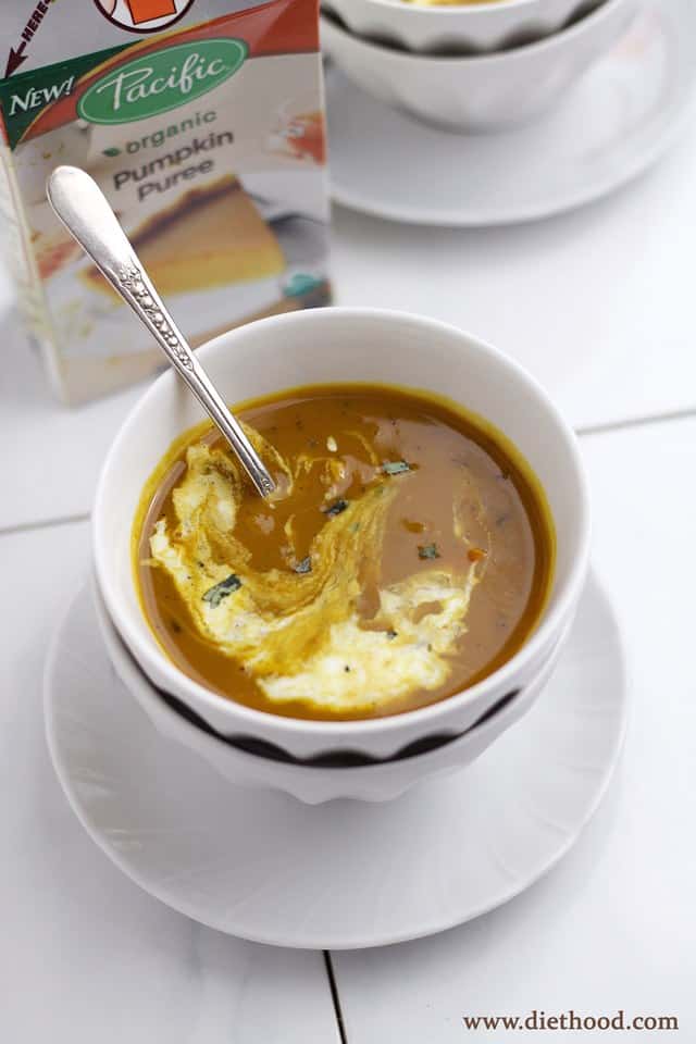 Pumpkin Soup | www.diethood.com