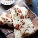 Crepes with Coffee Mascarpone - Delicate, thin, fluffy Crepes filled with a silky and delicious Coffee Mascarpone Cream. And How to make perfectly delicate, thin, fluffy Crepes each and every time!