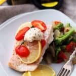 Lemon-Pepper Salmon Baked In Foil Recipe | Easy Salmon Recipes