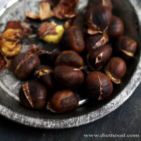 Roasted Chestnuts | www.diethood.com
