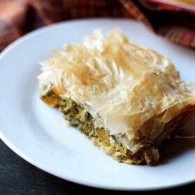 Butternut Squash and Spinach Pie | www.diethood.com