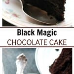 Black Magic Chocolate Cake - This is my go-to chocolate cake recipe. Moist, rich, and delicious dark chocolate cake that's perfect for the Holidays!