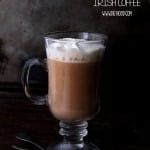 Authentic Irish Coffee | www.diethood.com | A delicious and warm Authentic Irish Coffee made with whiskey, coffee, and heavy cream. | #recipe #coffee #irishcoffee