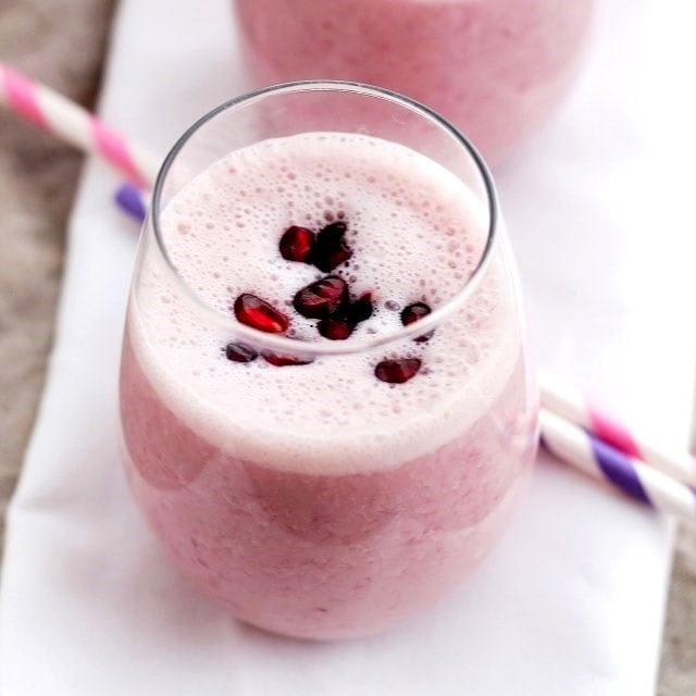 Pomegranate Yogurt Smoothie Recipe | Diethood