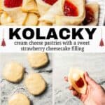 Kolacky Pinterest collage.