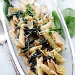 Creamy Spinach and Artichoke Penne Pasta