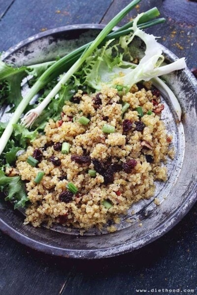 Healthy Curried Fried Quinoa Recipe | Diethood