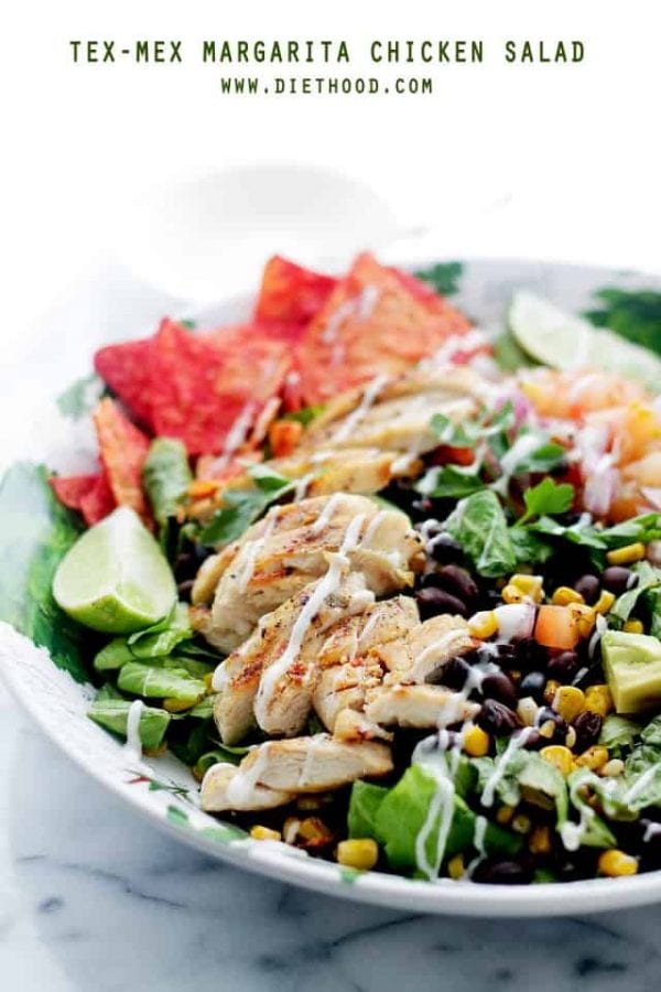 Tex-Mex Margarita Chicken Salad Recipe | Diethood