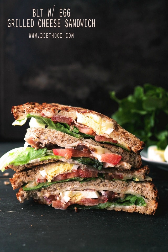 BLT with Egg Grilled Cheese Sandwich