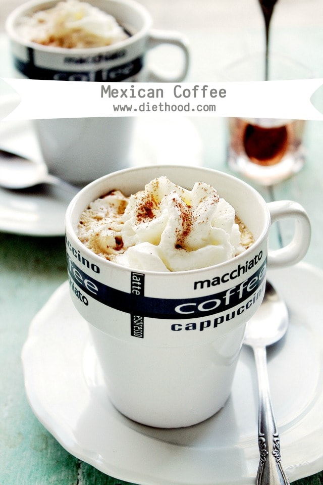 Mexican Coffee at www.diethood.com