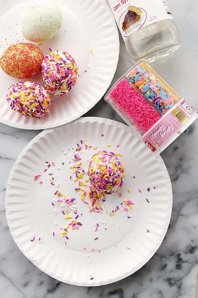 Sprinkles Easter Eggs | www.diethood.com