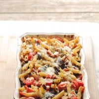 Chicken and Vegetables Pasta Bake | www.diethood.com | Chicken and Vegetables Pasta Bake is a favorite and easy chicken, vegetable and pasta dish, featuring beautiful colors and amazing flavor! | #recipe #pasta #chicken