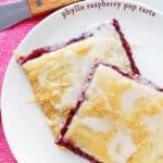 Phyllo Raspberry Pop Tarts with Vanilla Glaze | Homemade Pop Tarts