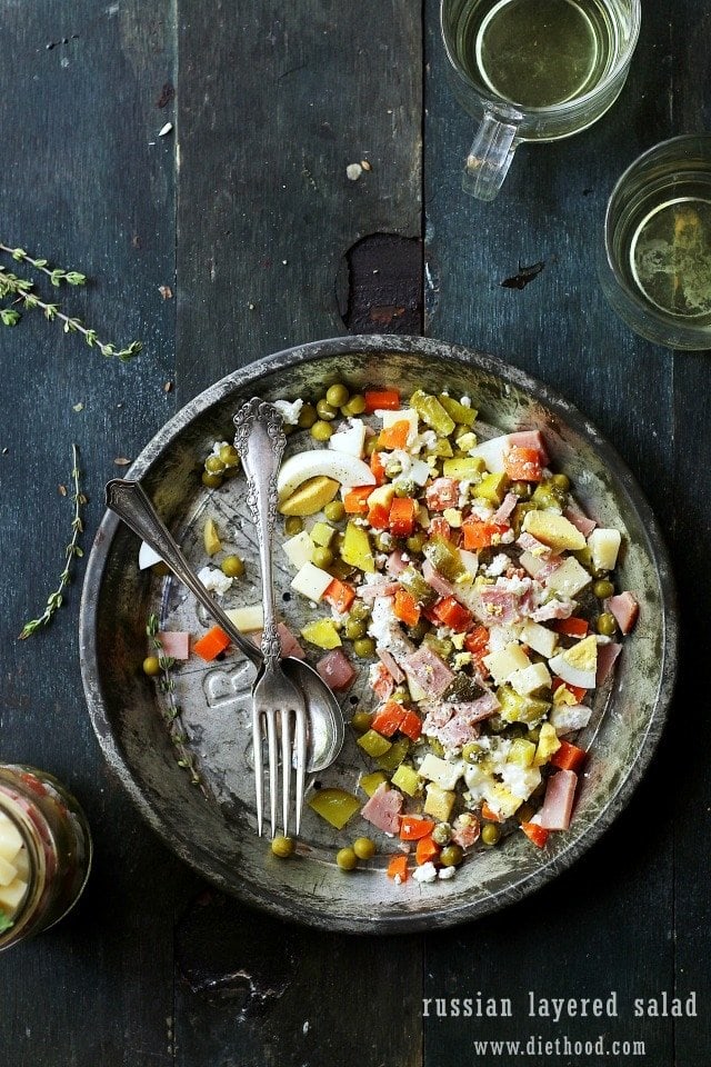 Russian Layered Salad Recipe | Diethood