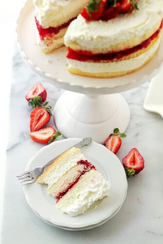 Strawberry Shortcake Cake | Diethood