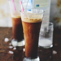 Almond-Coconut Frappé | www.diethood.com | Made with Silk's Almond-Coconut Blend, you can indulge in this very delicious Frappé without the guilt! #recipe #coffee #SilkAlmondBlends