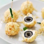 Feta Cheese-Covered Olives | www.diethood.com | Feta Cheese-Covered Olives is a fun and incredibly flavorful appetizer made with olives covered in a feta cheese mixture and rolled in crushed hazelnuts. | #recipes #appetizers #CalRipeOlives