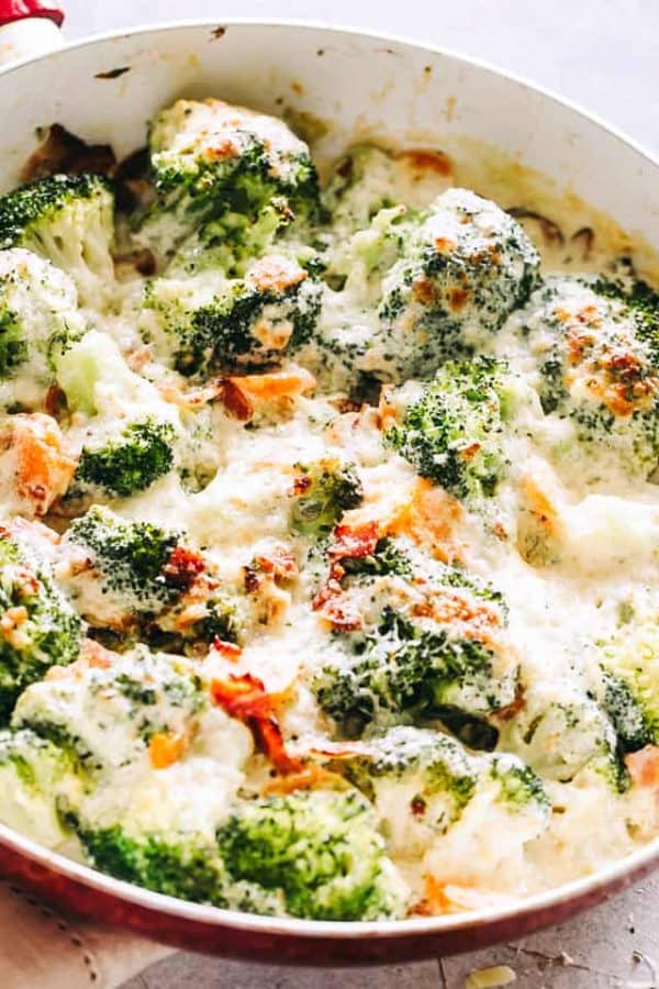 Creamy Broccoli And Cheese With Bacon Recipe Diethood