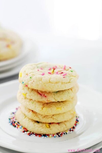 Funfetti Cookies | Diethood