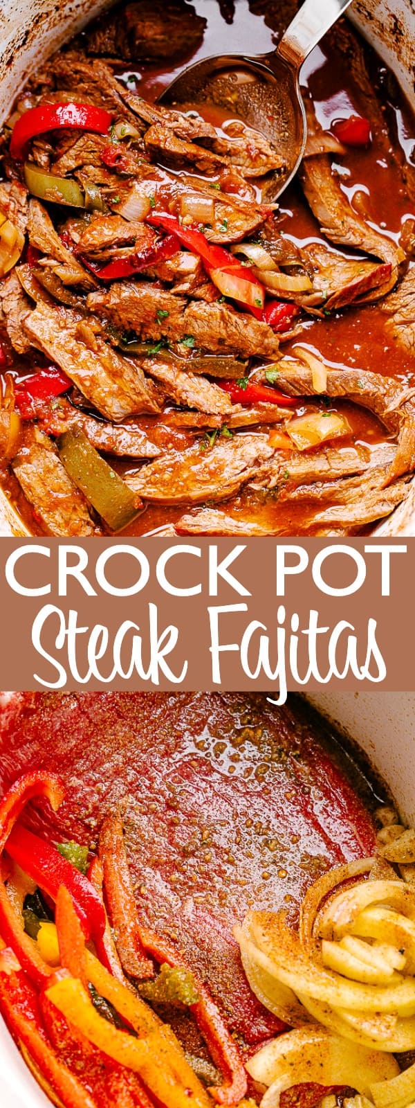 Crock Pot Beef Fajitas Recipe | Easy Crock Pot Dinner Idea