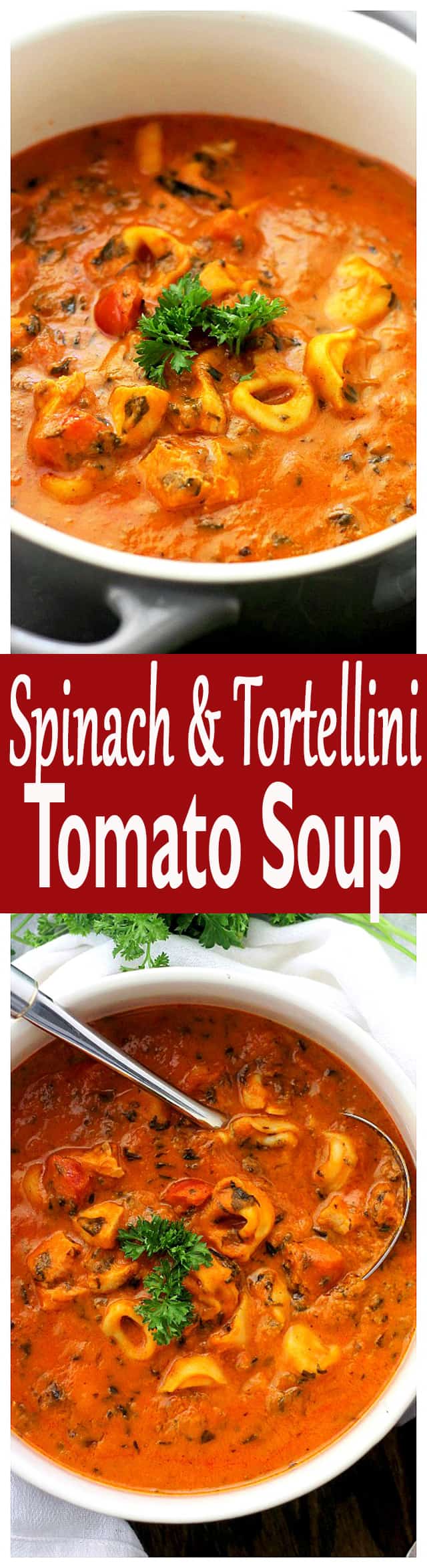 Spinach Tortellini Tomato Soup Recipe | Diethood
