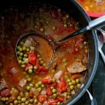 Beef Stew with Sweet Peas and Tomatoes