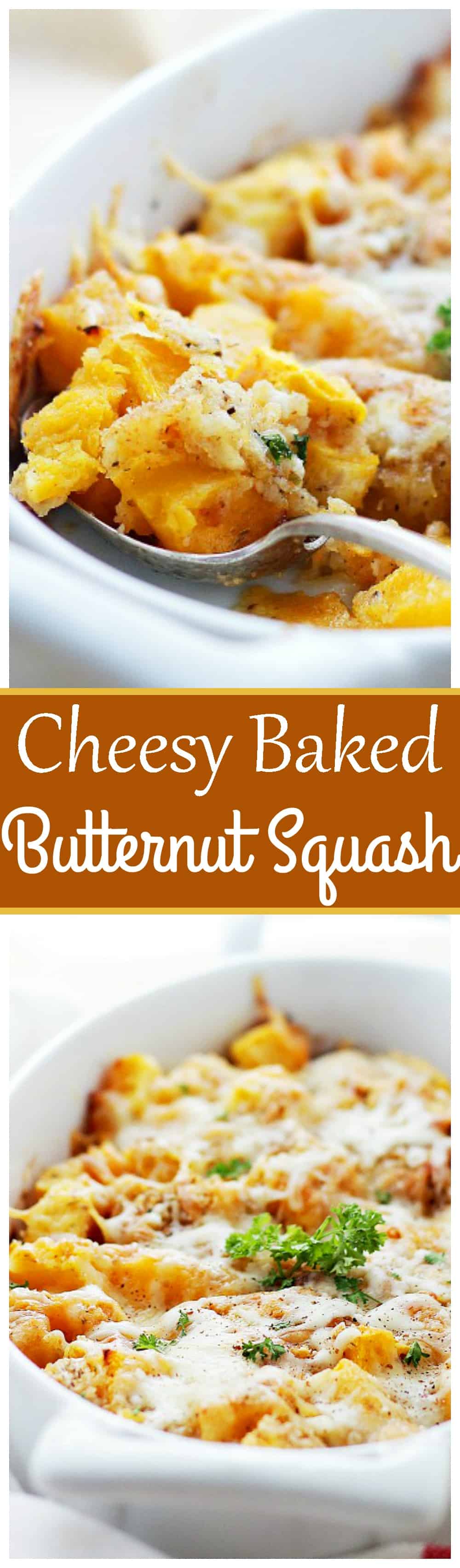 Cheesy Baked Butternut Squash Recipe | Diethood