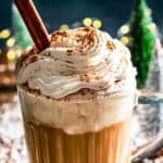 Eggnog latte Pinterest image.